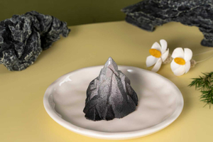 Volcano-Shaped Mousse Cake