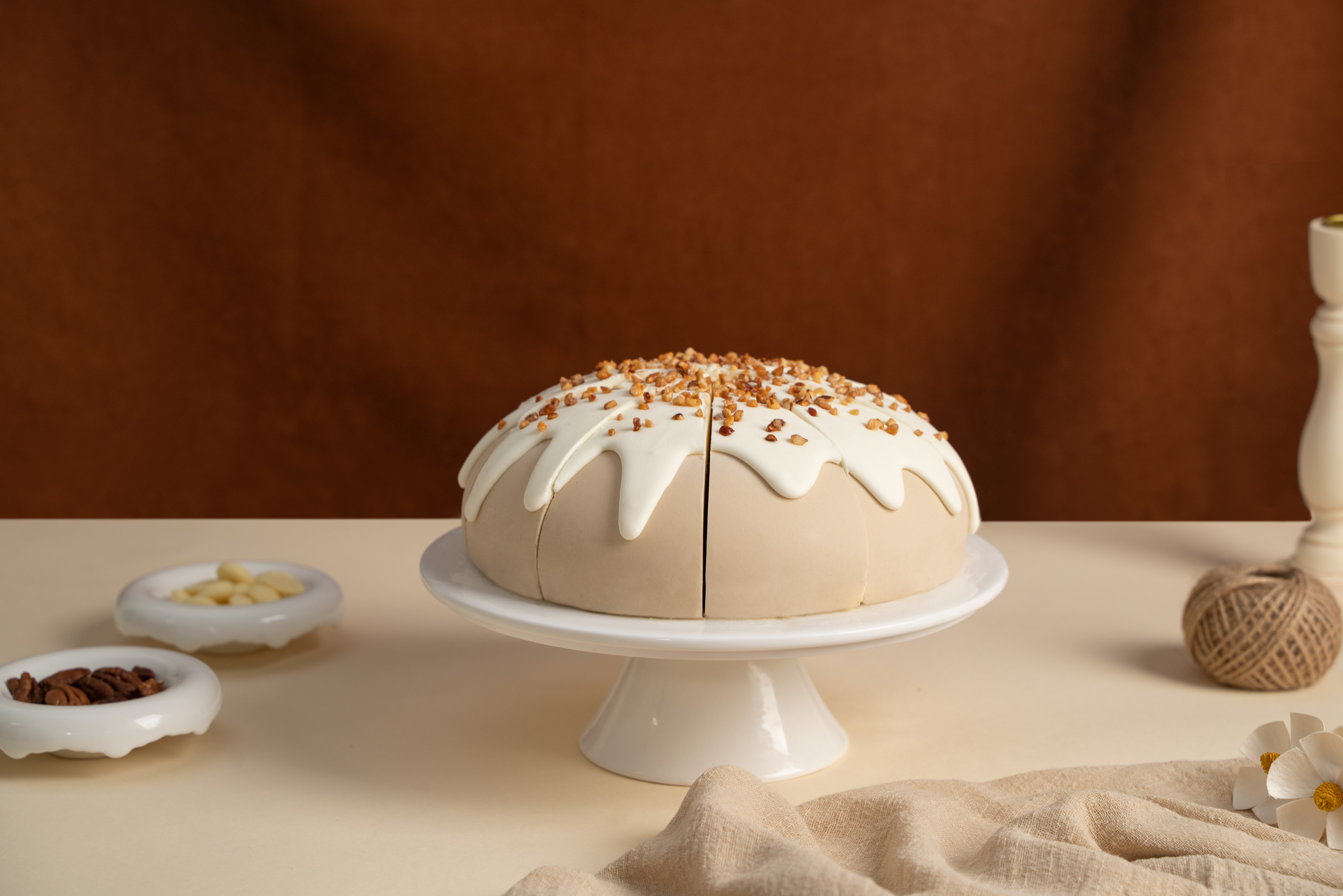 Rum Black Tea Mousse Cake