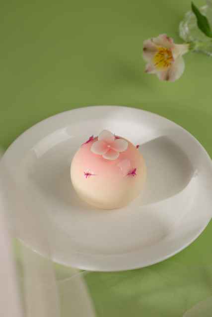 Cheese & Rose Mousse Cake