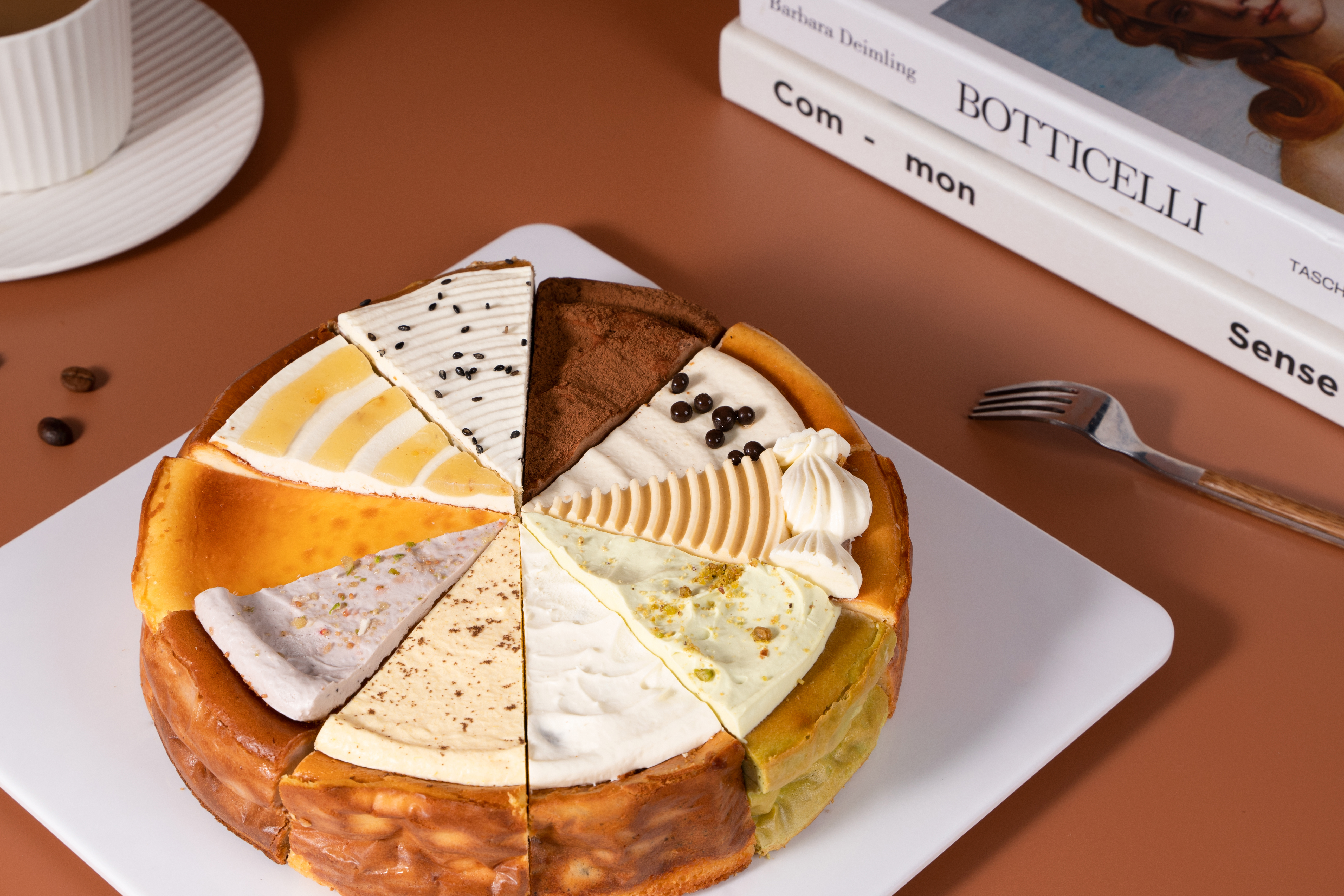 Basque cheesecake ပေါင်းစပ်