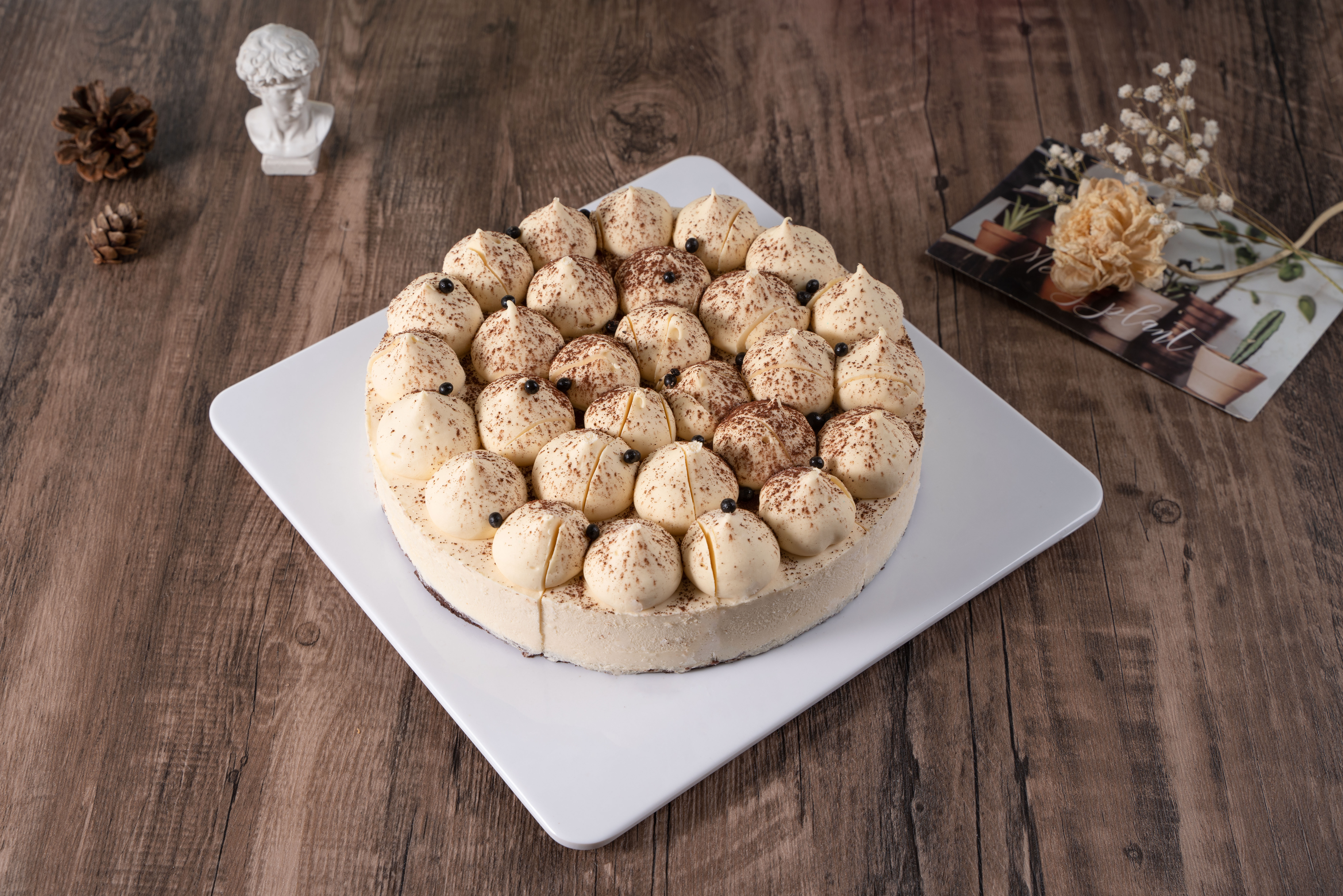 Sea Salt Toffee Mousse Cake