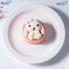 Strawberry Miss Rabbit-shaped Mousse Cake