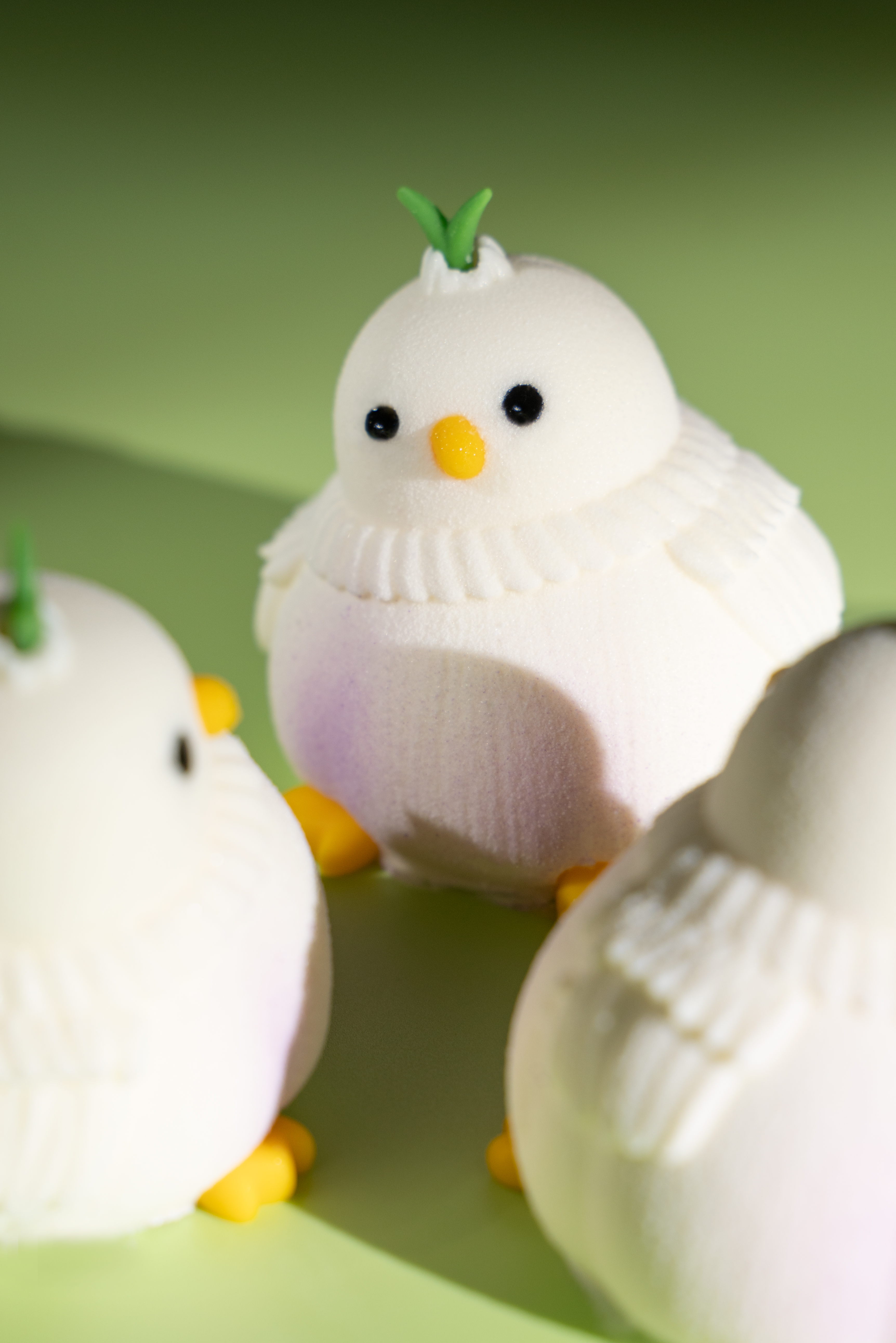 Garlic Bird Shaped Mousse Cake