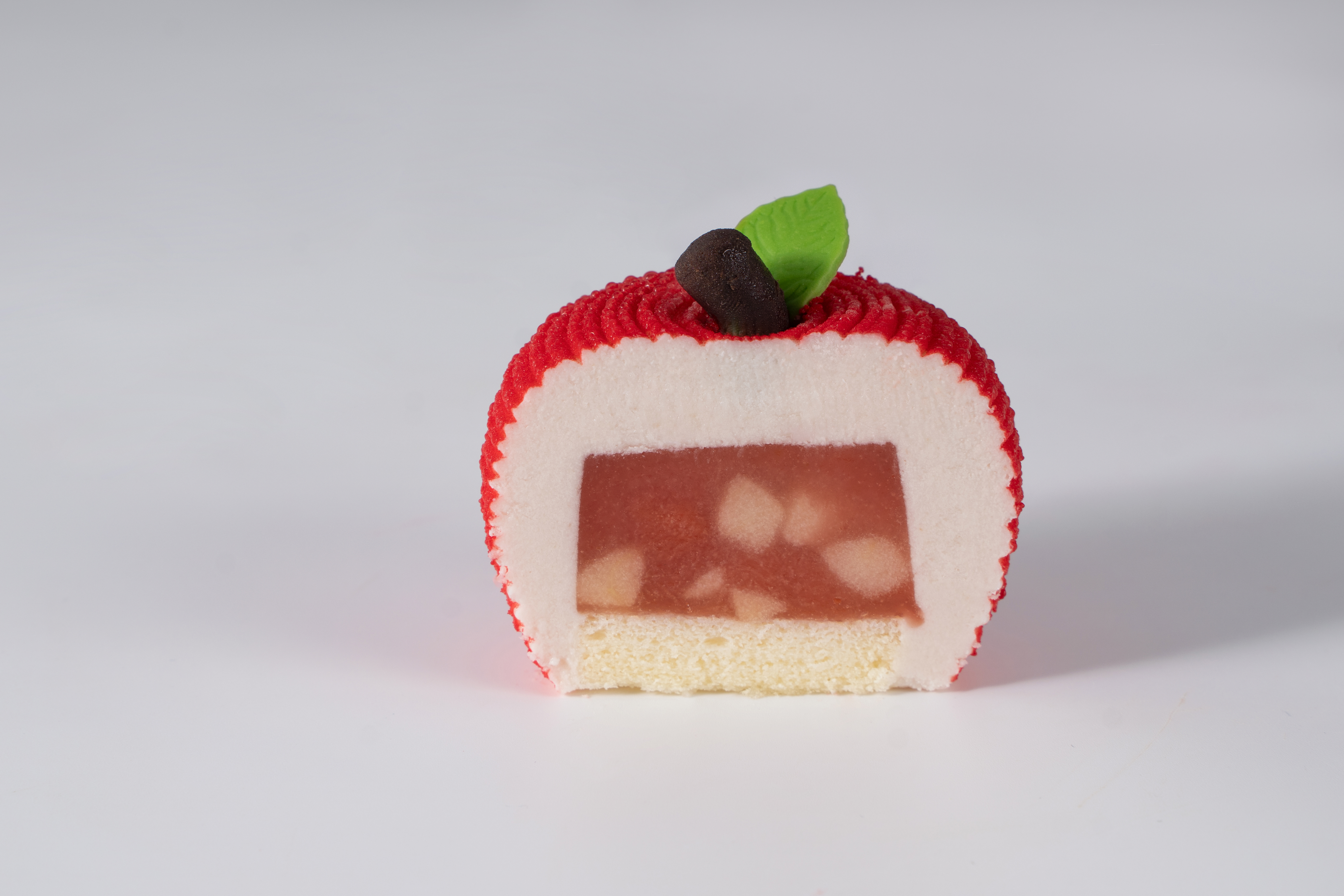 Christmas Apple Mousse Cake