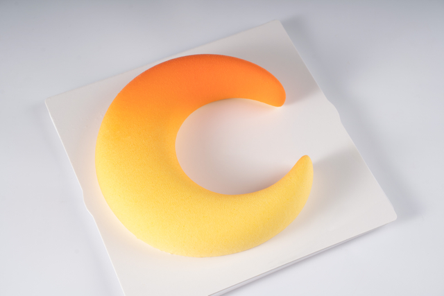 Heart Moon Mousse Cake