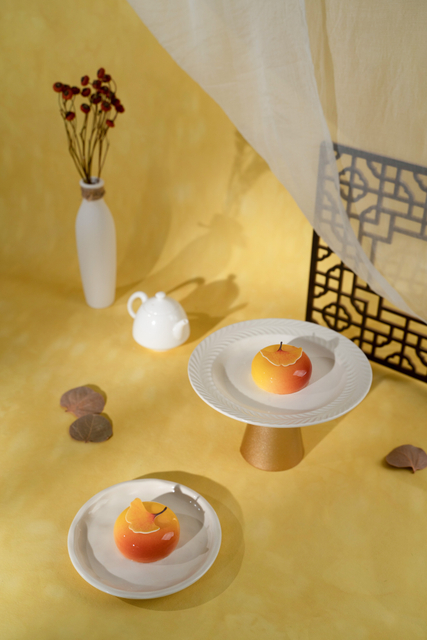 Apricot Fortune Mousse Cake