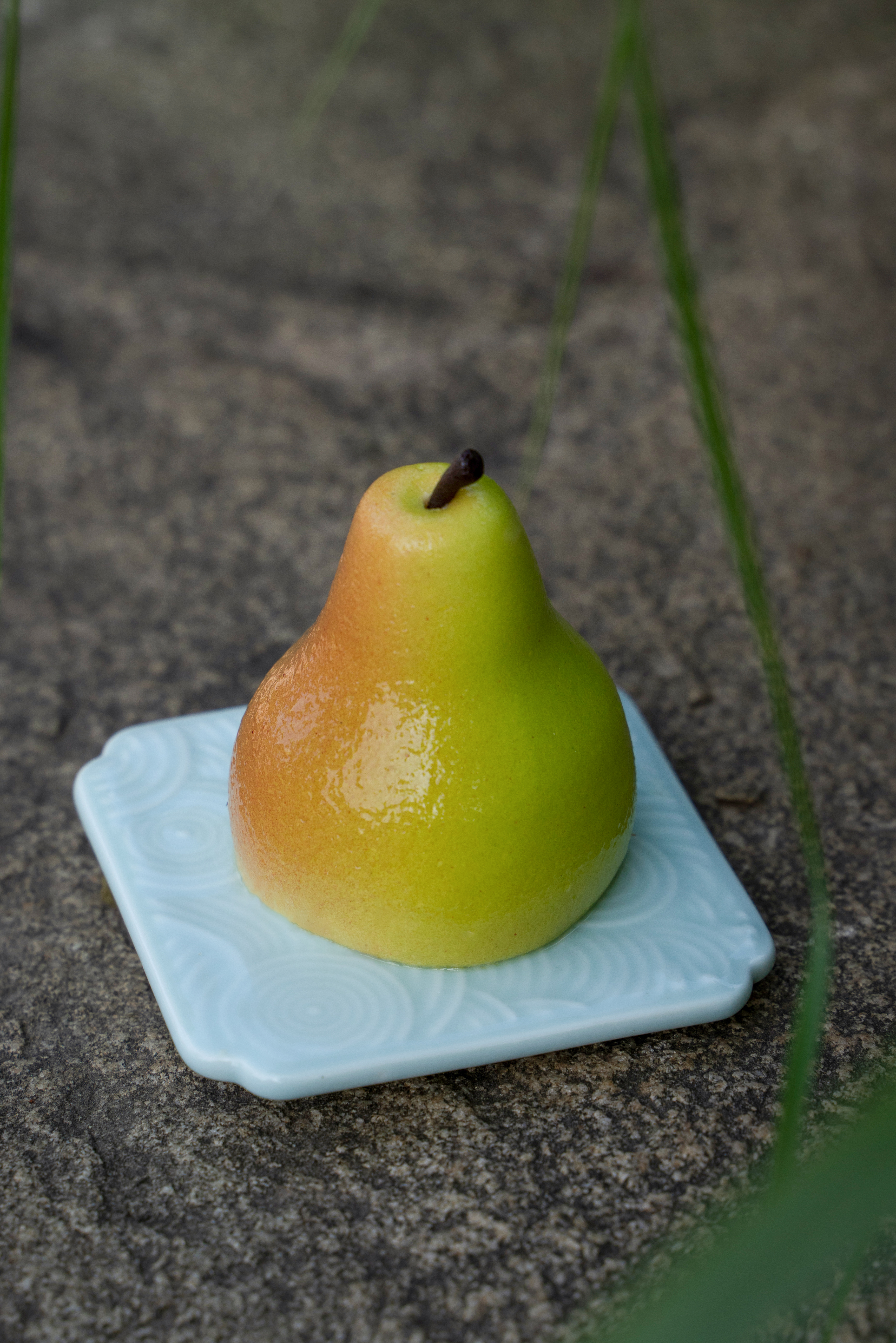 Fruit Pear Shaped Frozen Mousse Cake