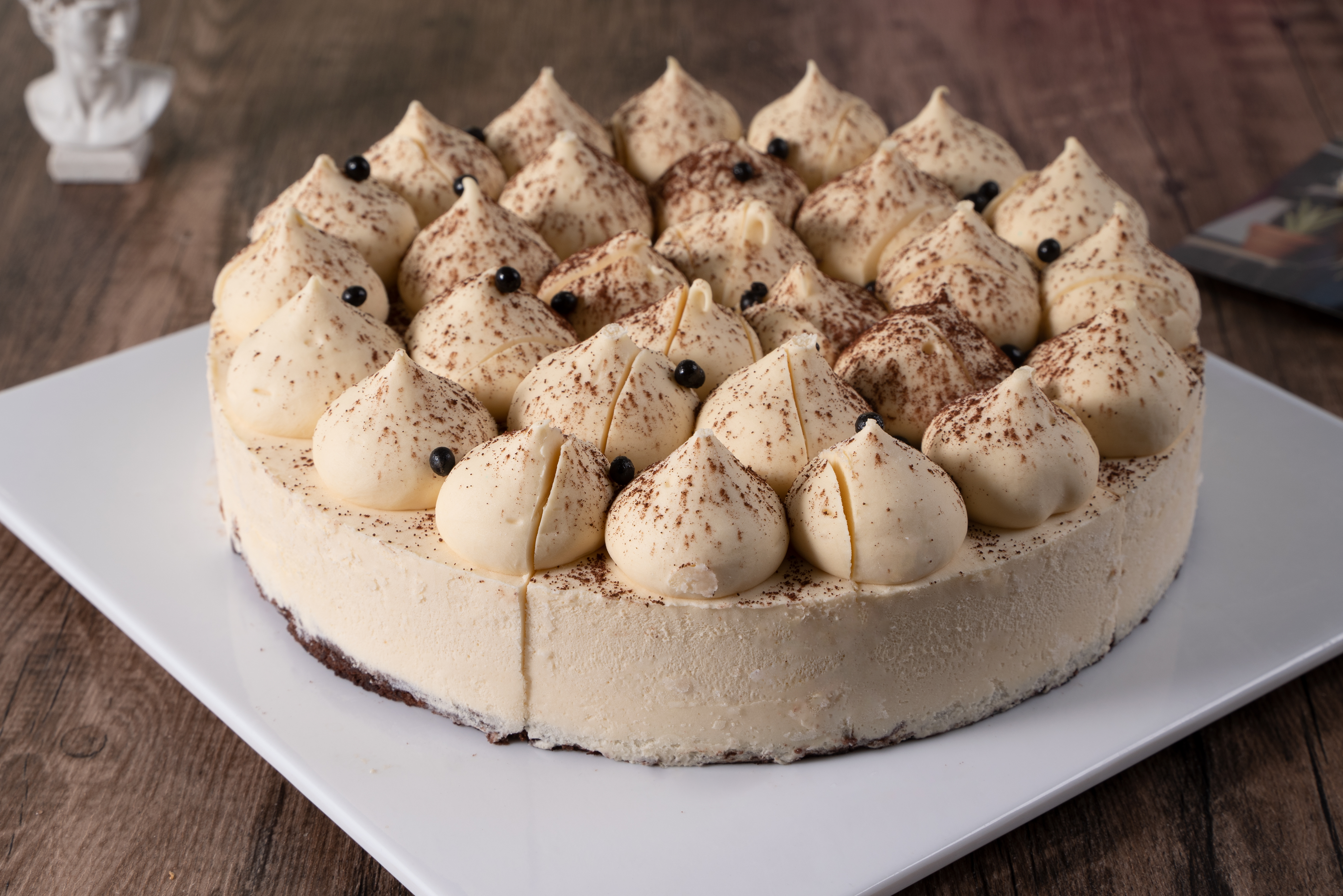 Sea Salt Toffee Mousse Cake