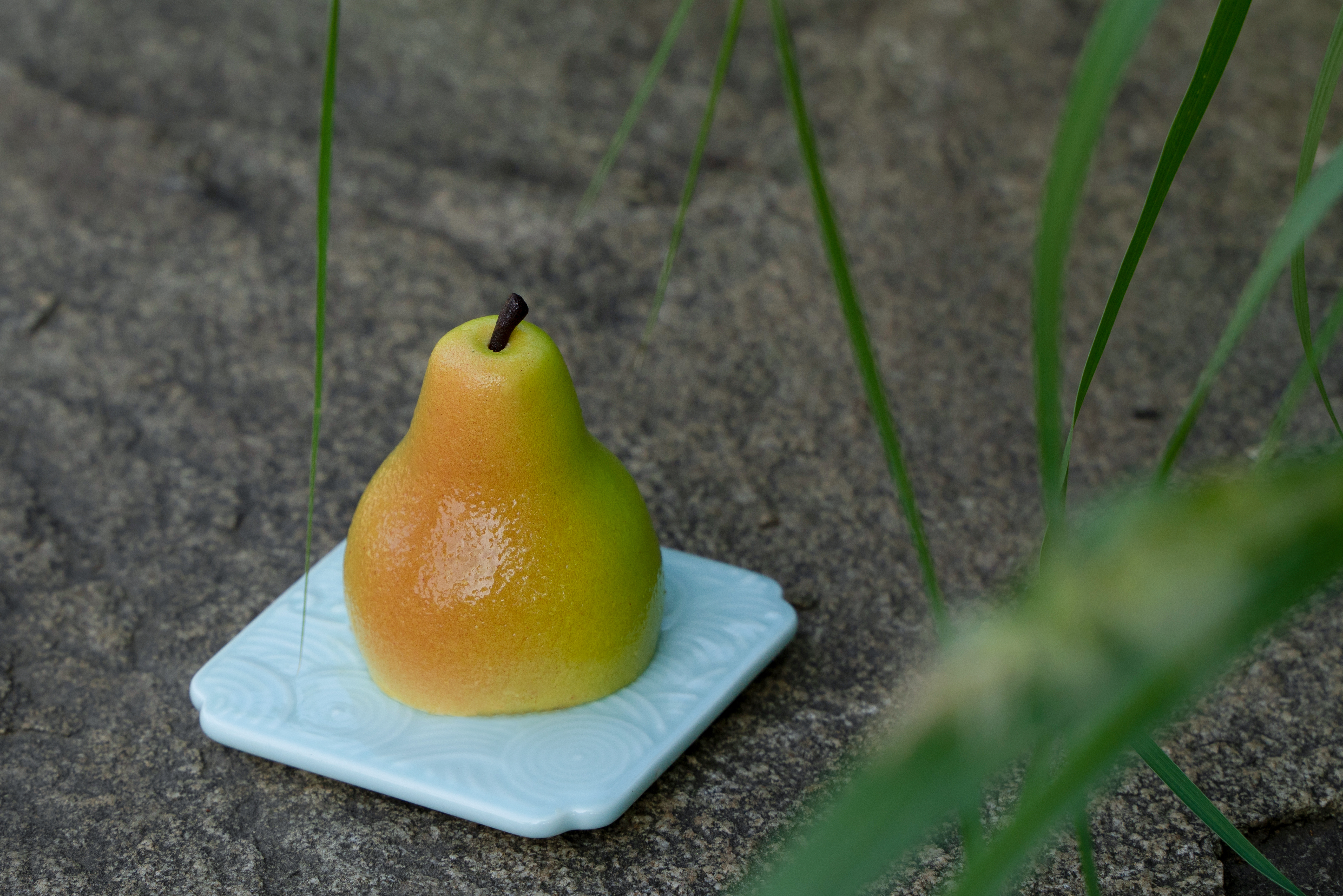 Fruit Pear Shaped Frozen Mousse Cake