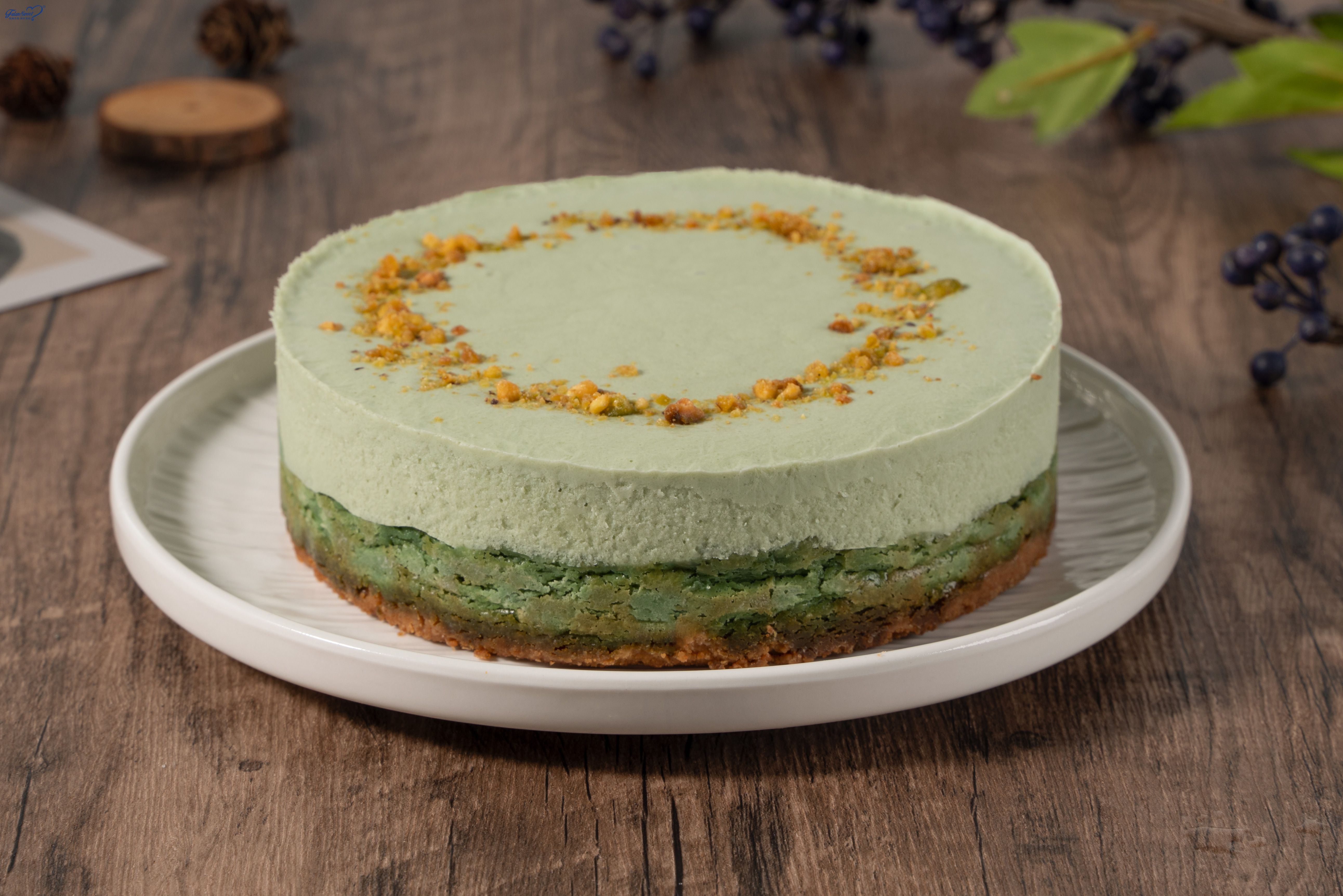 Pistachio Basque Vegan Desserts