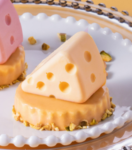 Mango Caramel Mousse Cake