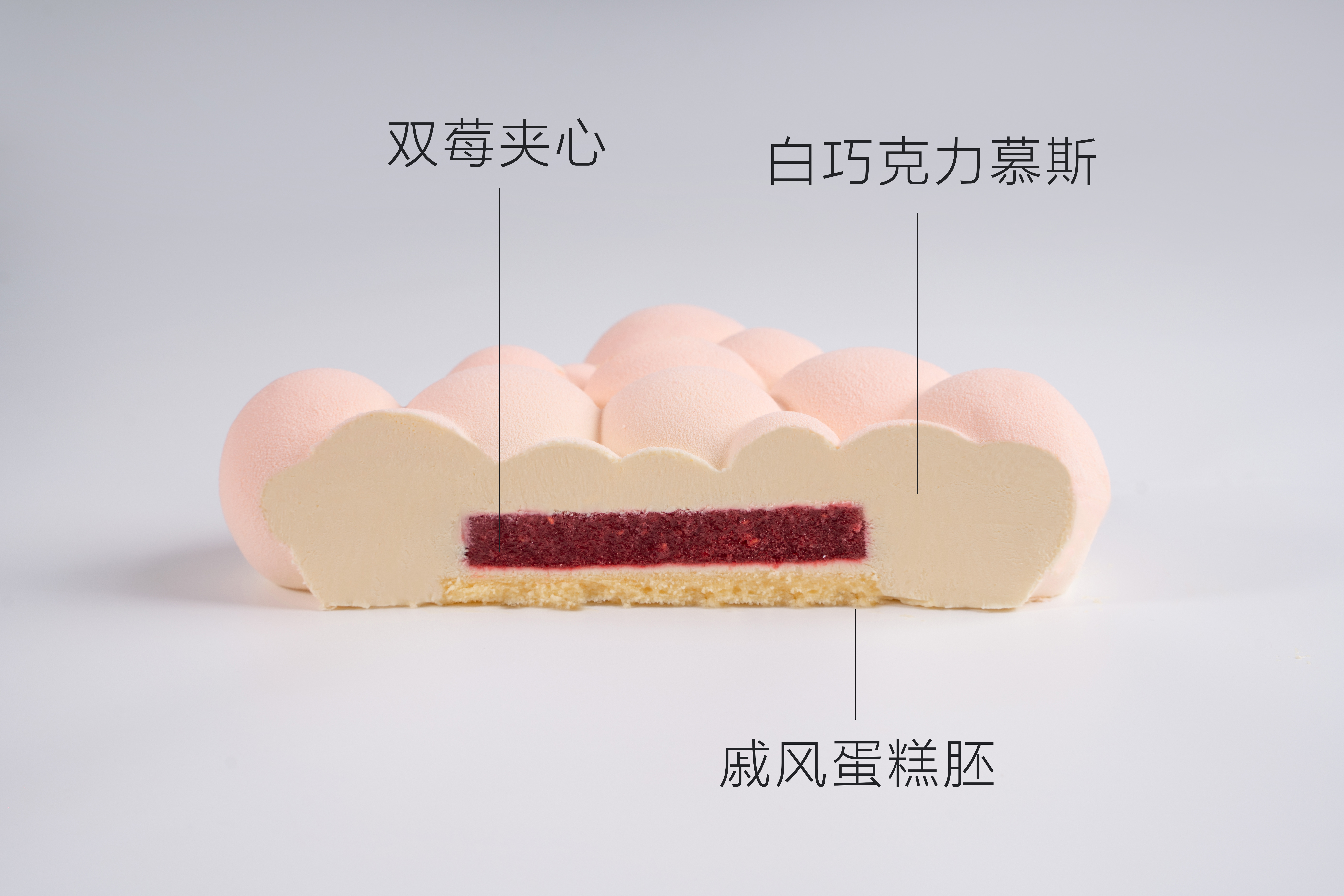 Love in the Clouds Mousse Cake Heart