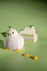 Garlic Bird Shaped Mousse Cake