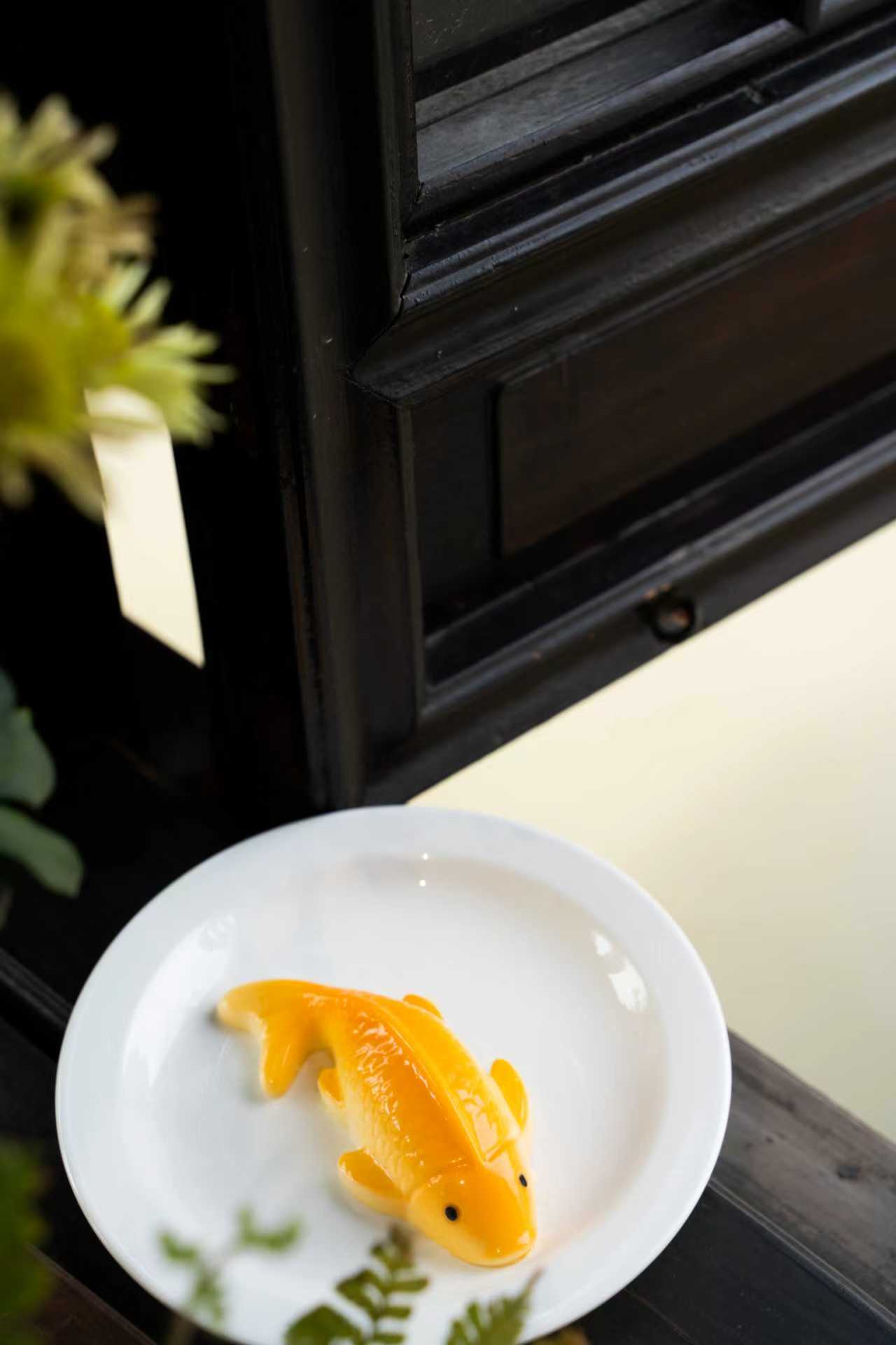 Mandarin Koi Mousse Cake
