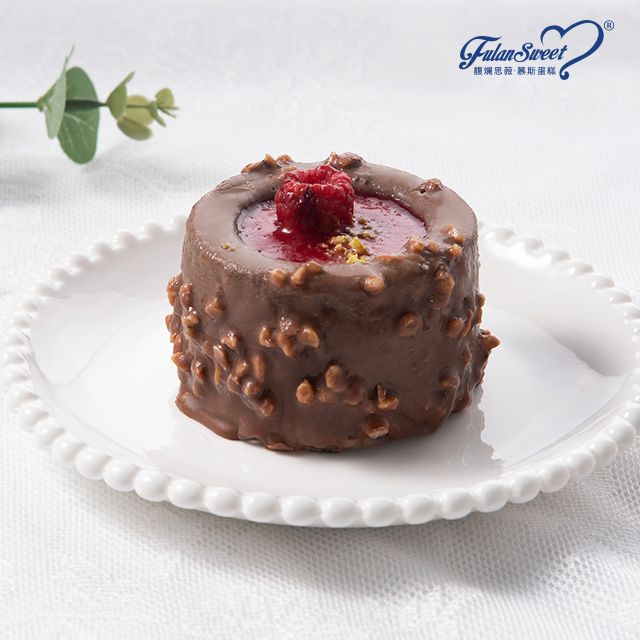 Brownie Raspberry Mousse Cake